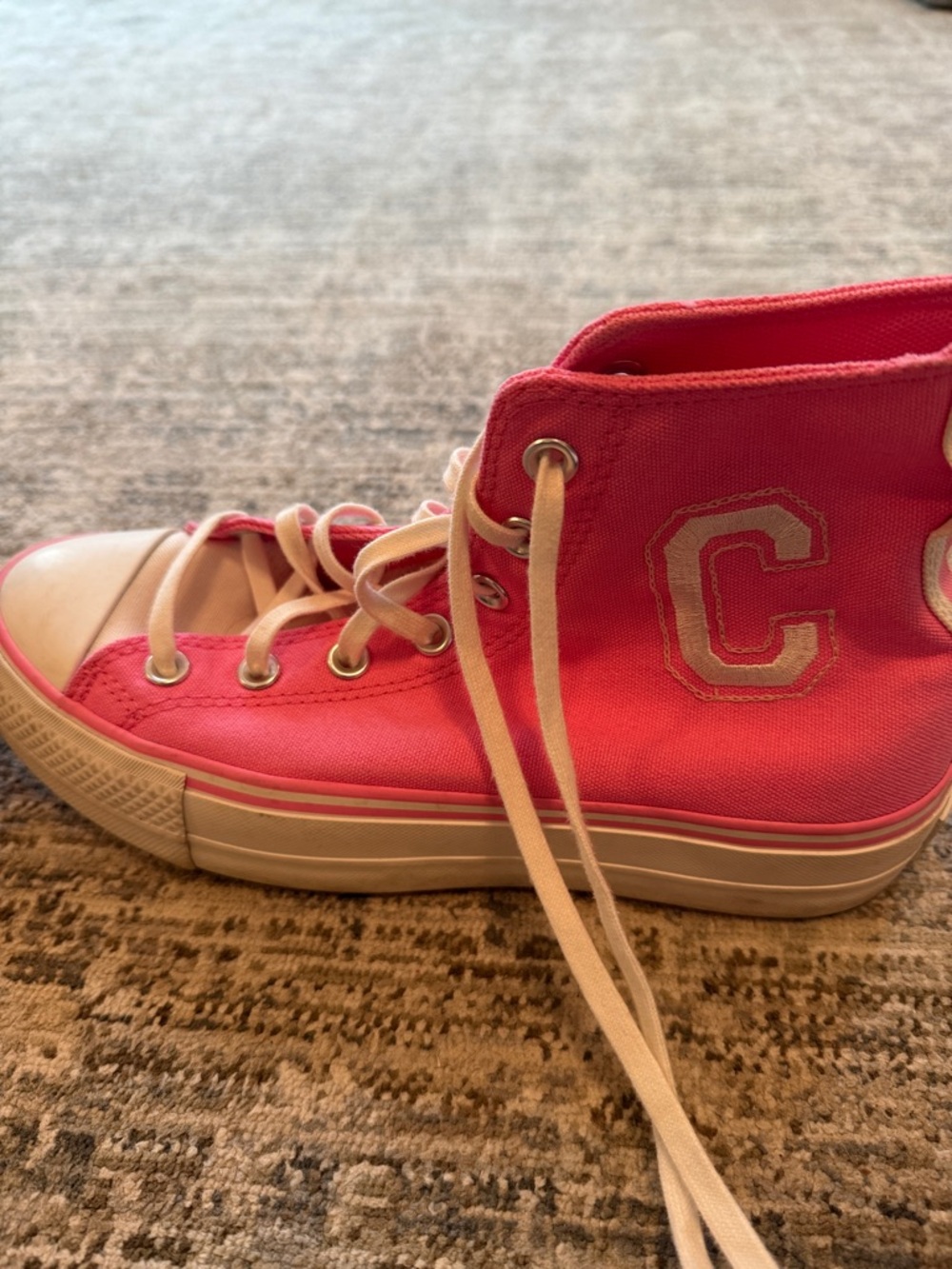 Converse Kids Pink High-Top Sneakers